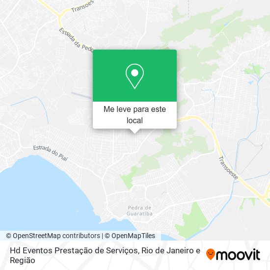 Hd Eventos Prestação de Serviços mapa