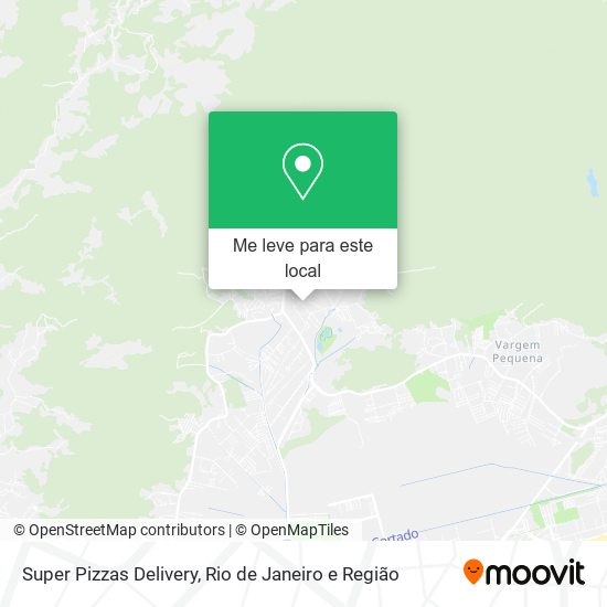 Super Pizzas Delivery mapa