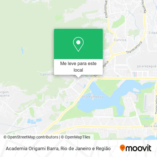 Academia Origami Barra mapa