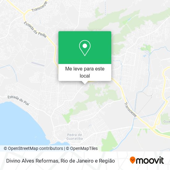 Divino Alves Reformas mapa