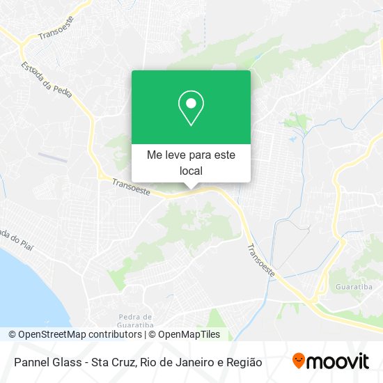 Pannel Glass - Sta Cruz mapa