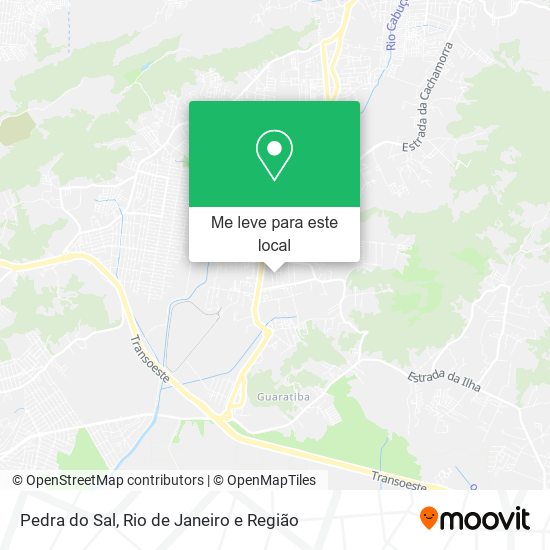 Pedra do Sal mapa