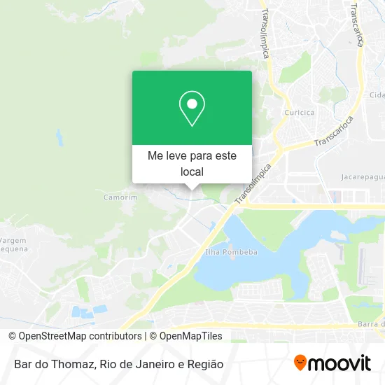 Bar do Thomaz mapa