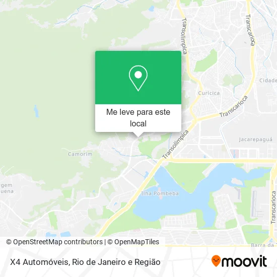X4 Automóveis mapa