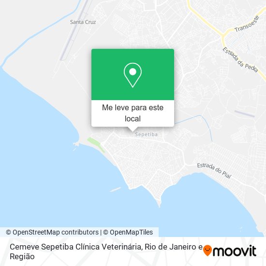 Cemeve Sepetiba Clínica Veterinária mapa
