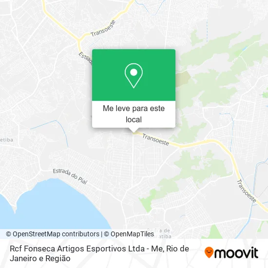 Rcf Fonseca Artigos Esportivos Ltda - Me mapa