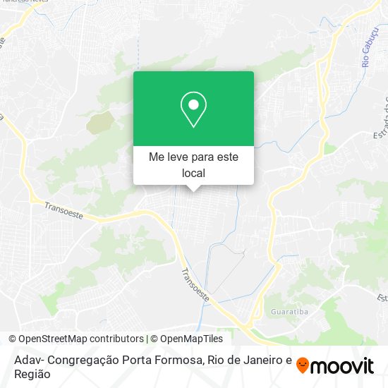 Adav- Congregação Porta Formosa mapa