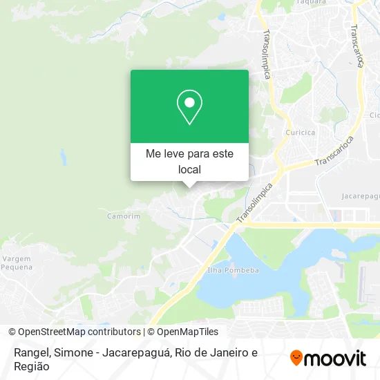 Rangel, Simone - Jacarepaguá mapa