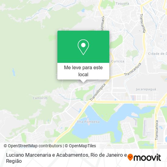 Luciano Marcenaria e Acabamentos mapa
