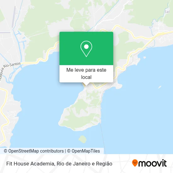 Fit House Academia mapa
