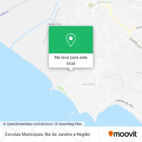 Escolas Municipais mapa