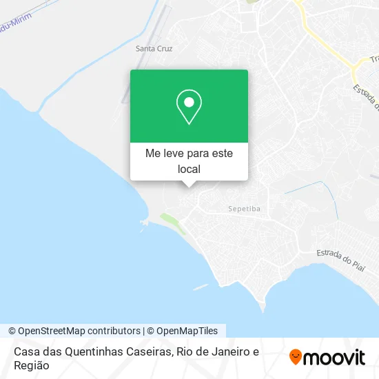Casa das Quentinhas Caseiras mapa