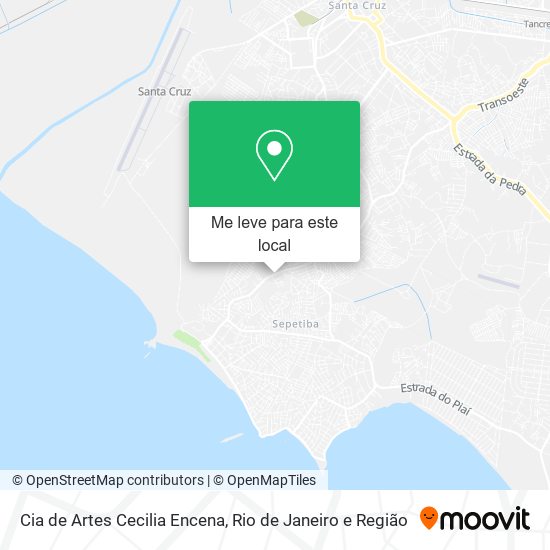 Cia de Artes Cecilia Encena mapa