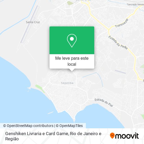 Genshiken Livraria e Card Game mapa