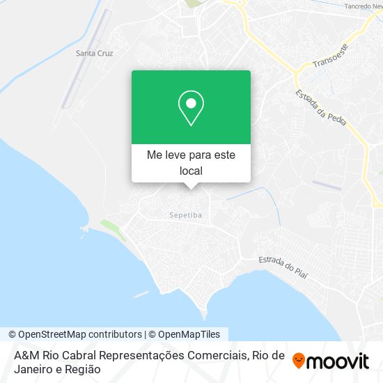 A&M Rio Cabral Representações Comerciais mapa