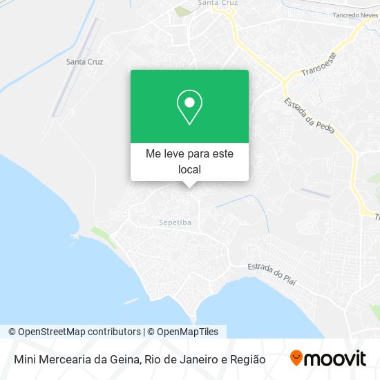 Mini Mercearia da Geina mapa