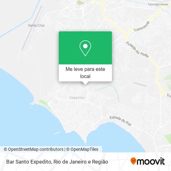 Bar Santo Expedito mapa