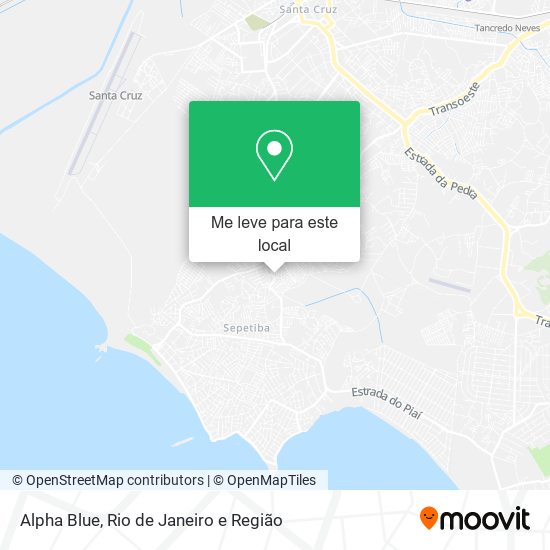 Alpha Blue mapa