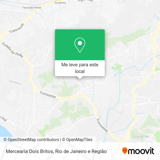 Mercearia Dois Britos mapa