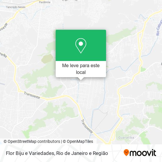 Flor Biju e Variedades mapa