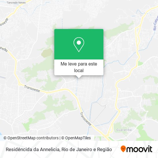 Residêncida da Annelicia mapa