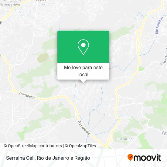 Serralha Cell mapa