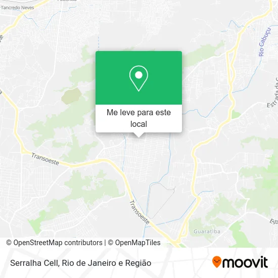 Serralha Cell mapa