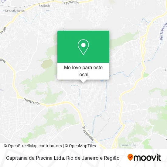 Capitania da Piscina Ltda mapa