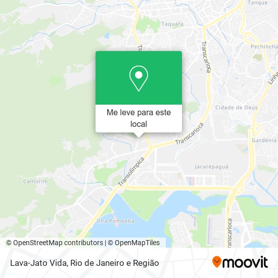 Lava-Jato Vida mapa