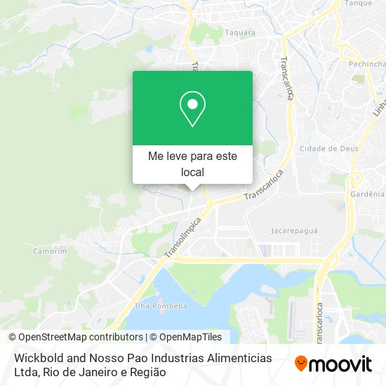 Wickbold and Nosso Pao Industrias Alimenticias Ltda mapa