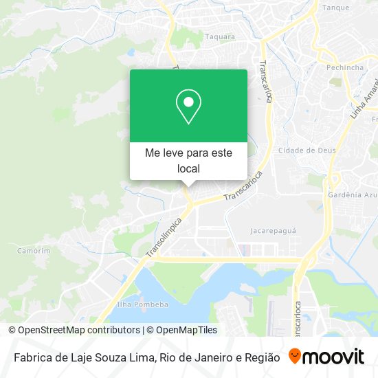 Fabrica de Laje Souza Lima mapa