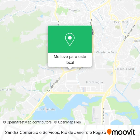 Sandra Comercio e Servicos mapa