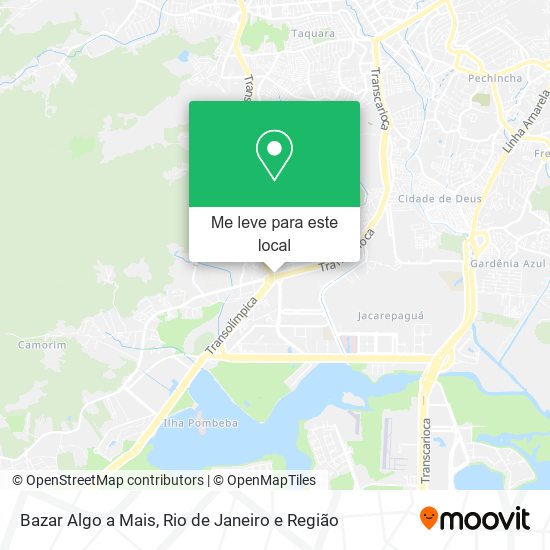 Bazar Algo a Mais mapa