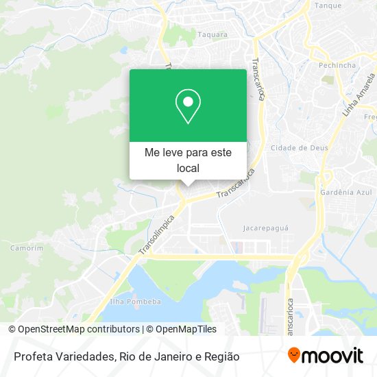 Profeta Variedades mapa