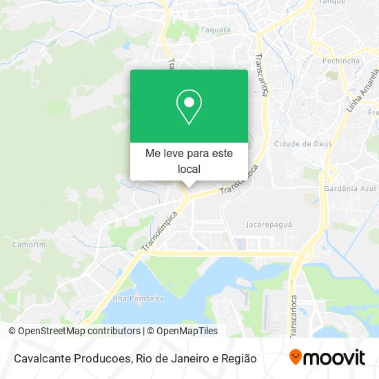 Cavalcante Producoes mapa