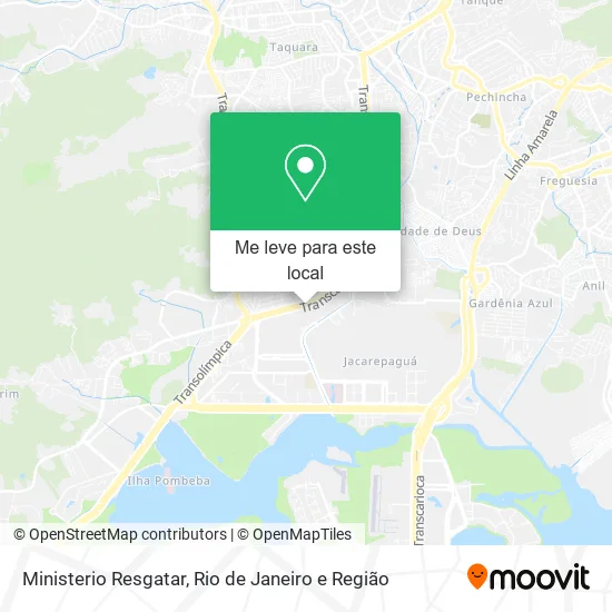 Ministerio Resgatar mapa