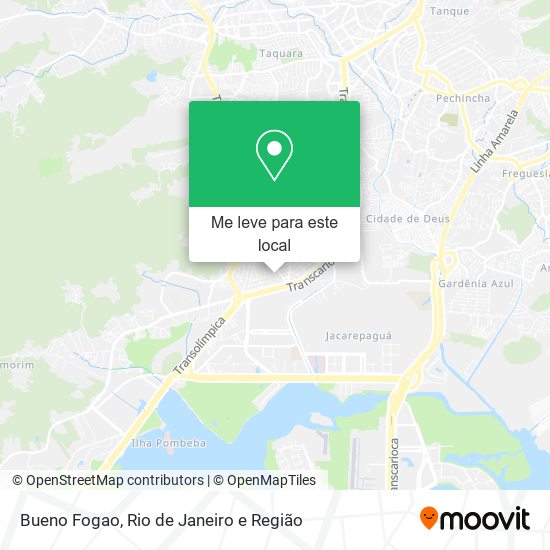 Bueno Fogao mapa