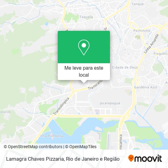 Lamagra Chaves Pizzaria mapa