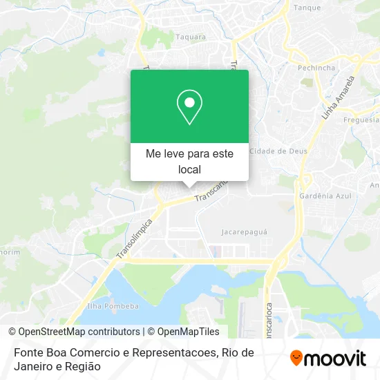 Fonte Boa Comercio e Representacoes mapa