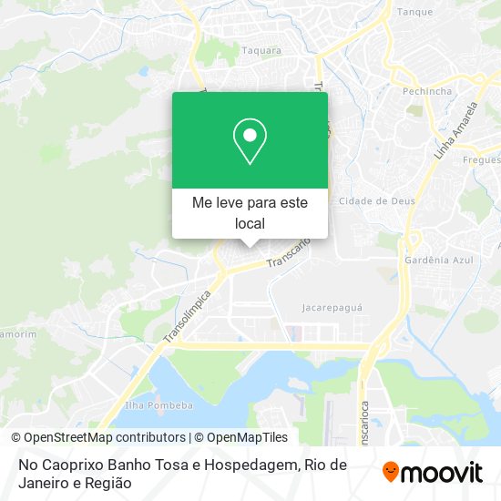 No Caoprixo Banho Tosa e Hospedagem mapa