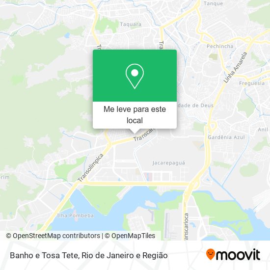 Banho e Tosa Tete mapa