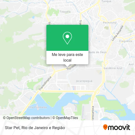 Star Pet mapa