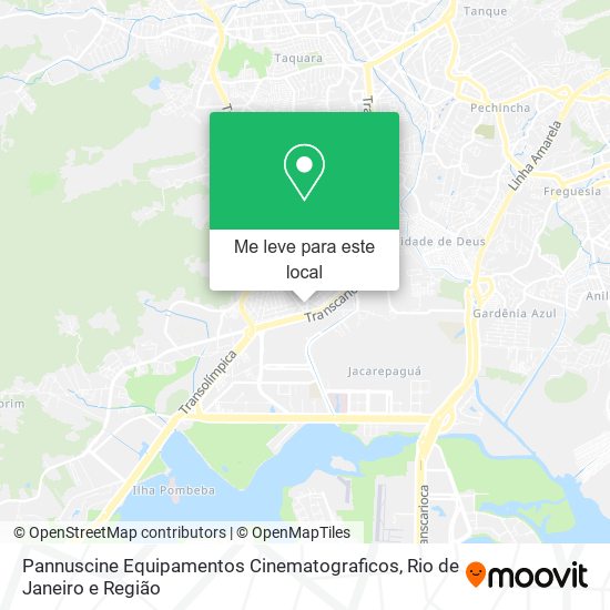 Pannuscine Equipamentos Cinematograficos mapa