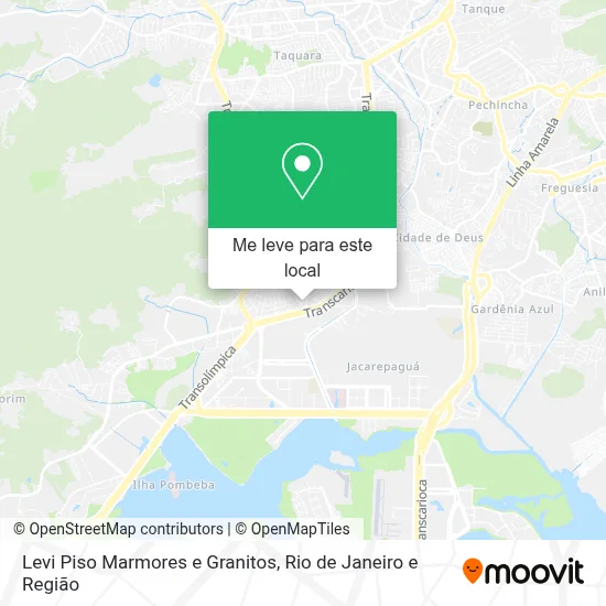 Levi Piso Marmores e Granitos mapa