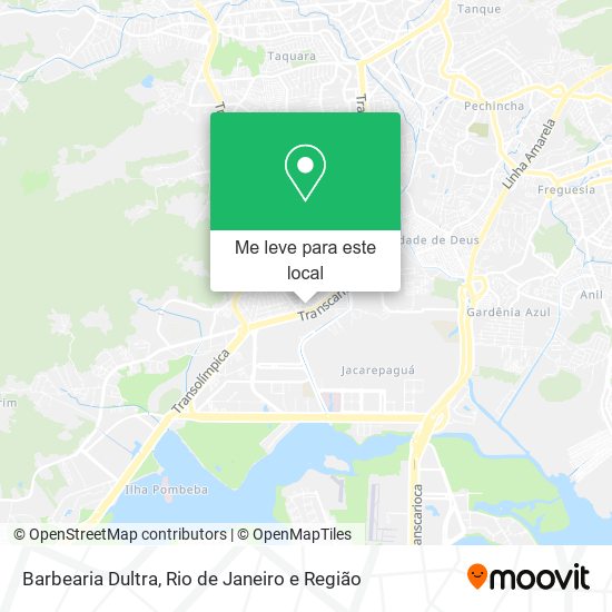 Barbearia Dultra mapa