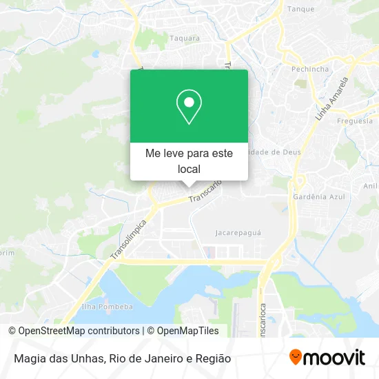 Magia das Unhas mapa