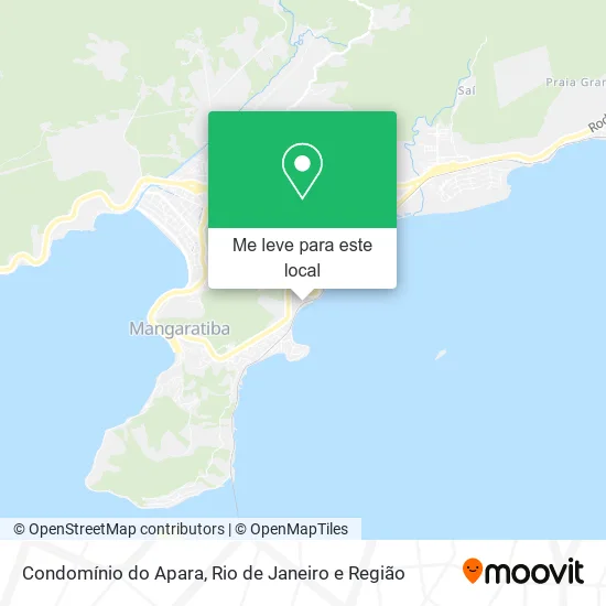 Condomínio do Apara mapa