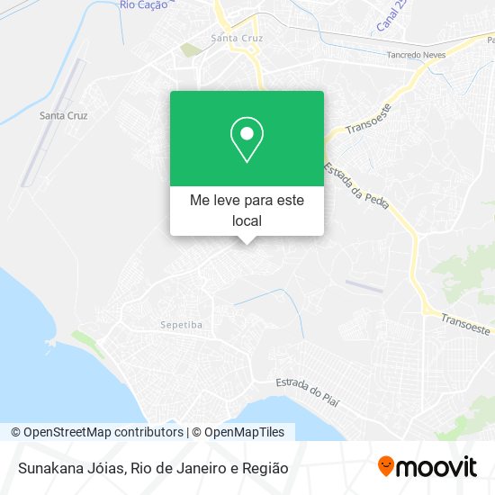 Sunakana Jóias mapa