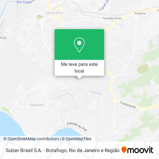 Sulzer Brasil S.A. - Botafogo mapa