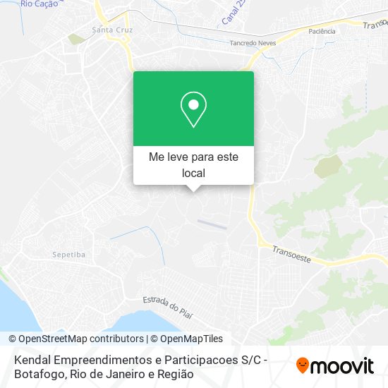 Kendal Empreendimentos e Participacoes S / C - Botafogo mapa